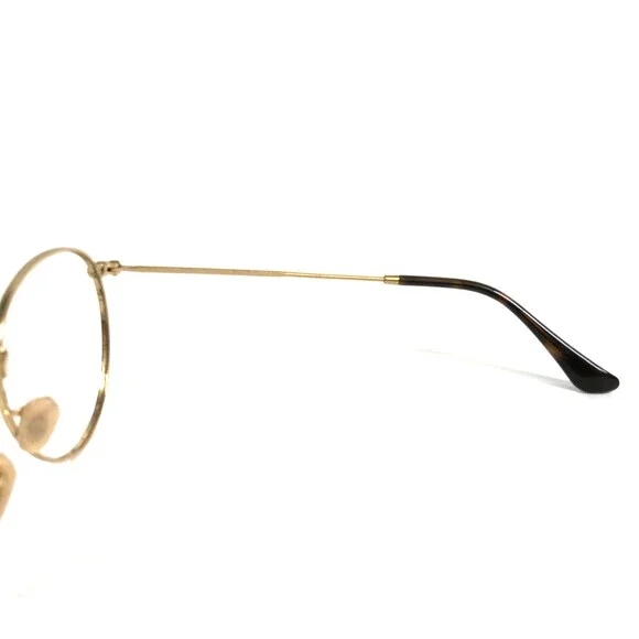 Ray-Ban Eyeglasses Frames RB3447-V ROUND METAL 2500 Shiny Gold Round 50-21-145 - Picture 6 of 11